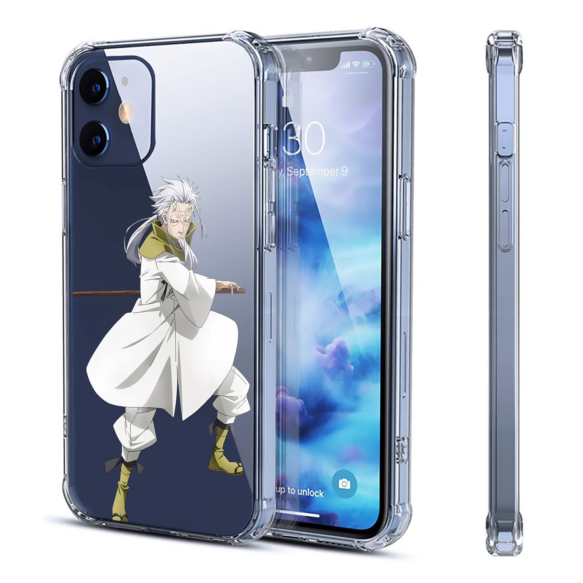 （画像用） 転スラ Regarding Reincarnated to Slime 【iPhone 12シリーズ対応】透明スマホケース（クリアソフトケース）